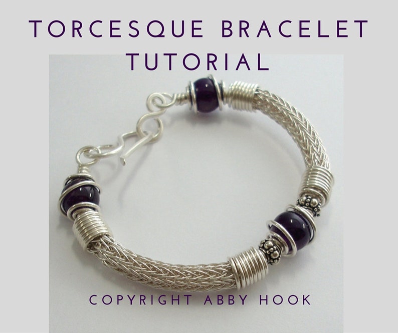 Viking knit Tutorial Bundle, Wire Jewelry Tutorials, includes 4 lessons, PDF File instant download image 3