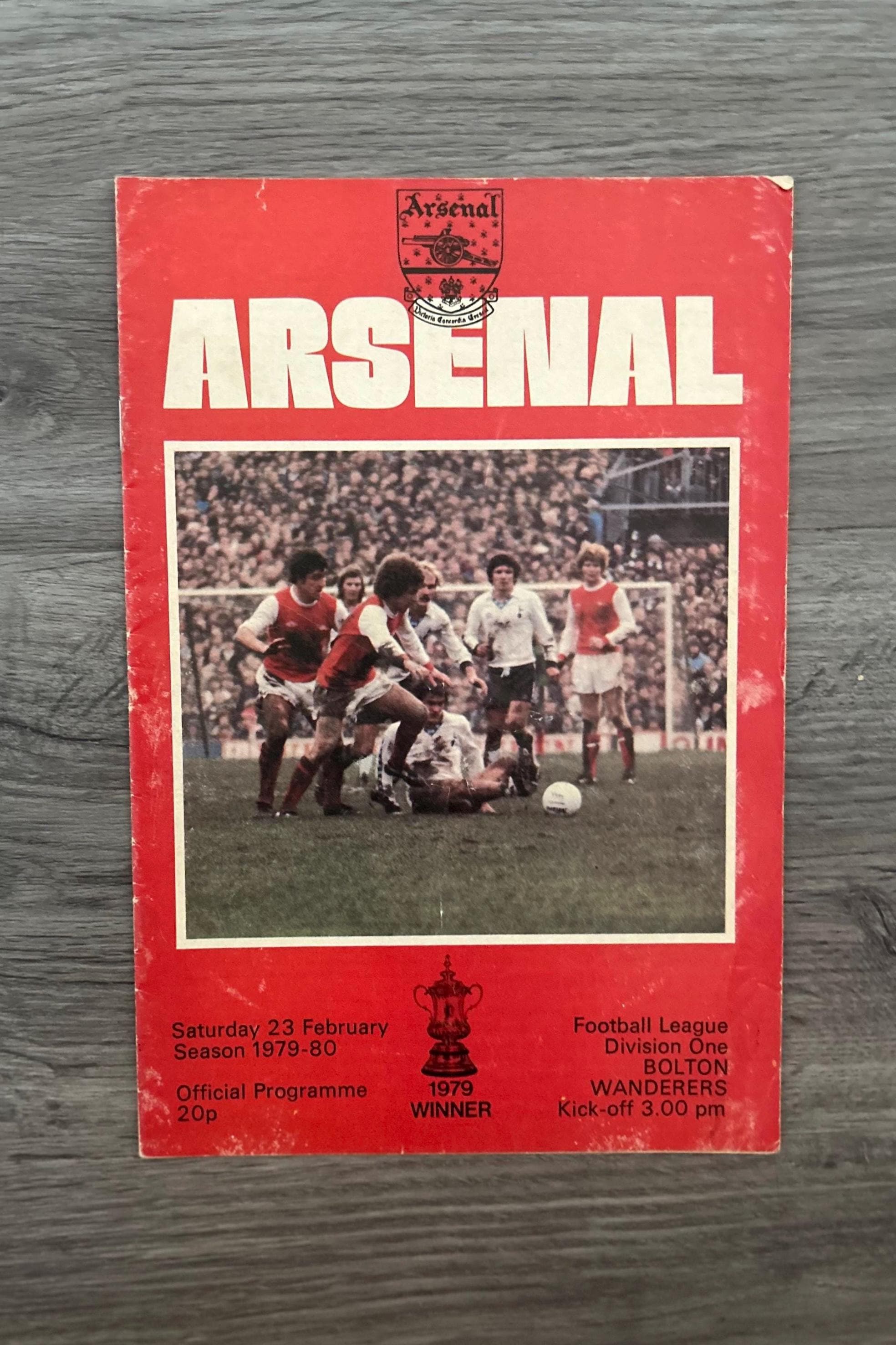 Arsenal Programme - Etsy Hong Kong