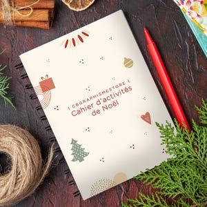 Carnet d'Activités de Noël pour Enfants + La lettre au Père Noël