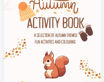 Libro de actividades de otoño para niños