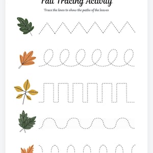 Children #39 s Autumn Activity Book Etsy