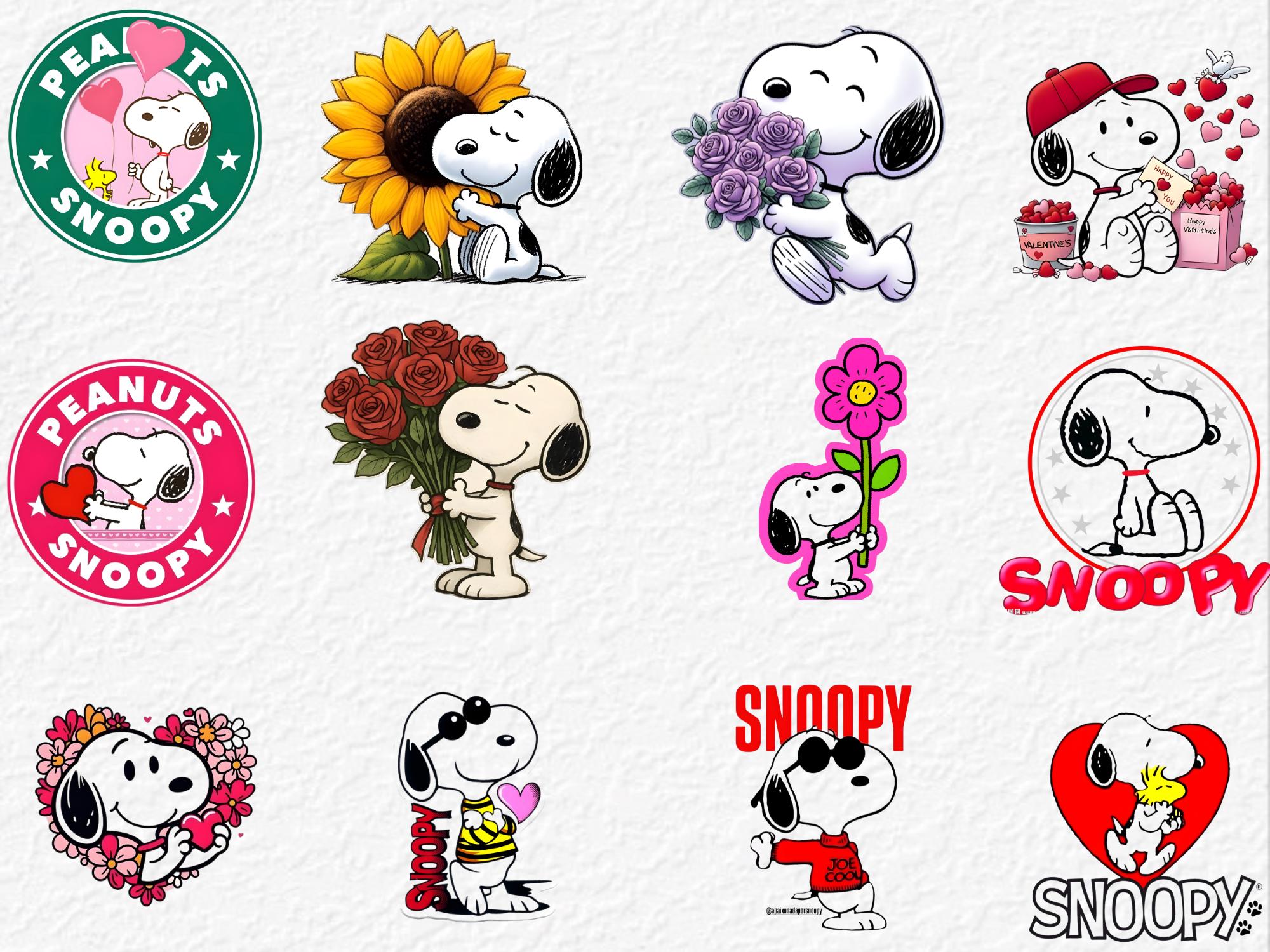 Snoopy Digital Pink Snoopy Digital Kit, Snoopy Clipart, Peanuts - Etsy