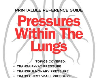 Guía de estudio de la presión de las vías respiratorias pulmonares para estudiantes de terapia respiratoria