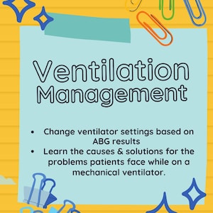 Mechanical Ventilation Management Common Problem & Solution Study Guide for Respiratory Therapists