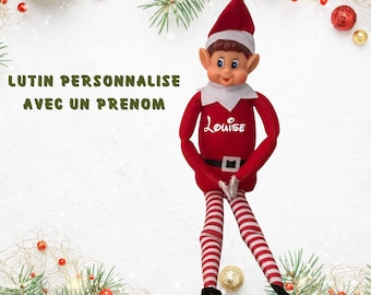 Personalized Christmas Prank Elf with Name, Magical Gift for Child