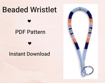 Oilers - Native Beaded Wristlet - Instant PDF Download