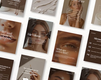 Medspa Instagram Templates, Injector Nursing, Nurse Injector Instagram, Aesthetic Nurse, Medspa Social Media, Botox Filler Instagram