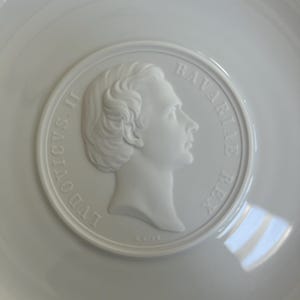 A set of 6 decorative plates featuring German nobility by the German porcelain ceramics producer HUTSCHENREUTHER GERMANY