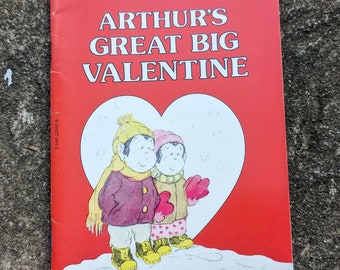 Arthur's Great Big Valentine Story and pictures by Lillian Hoban kid's early reader illustrated picture book book nerd Valentine's Day gift