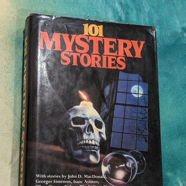 101 Mystery Stories edited by Bill Pronzini and Martin H. Greenberg Avenel Books 1986 anthology of various authors vintage hardcover book