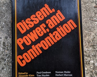 Dissent, Power, and Confrontation Theater Of Ideas Discussions 1 McGraw-Hill Book Company vintage 70s political paperback book