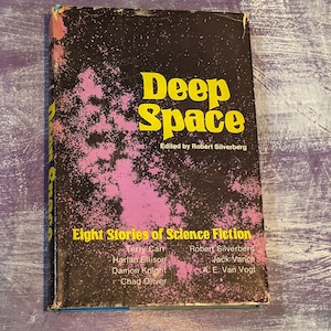 Deep Space otto storie di fantascienza a cura di Robert Silverberg Thomas Nelson Inc. 1973 libro antologico di racconti di fantascienza con copertina rigida