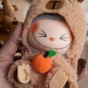 Strój dla lalki Labubu 17 cm, ubranka dla lalki Labubu, kostium dla lalki 17 cm, ubranka dla lalki Labubu, akcesoria dla lalki Labubu (B15)