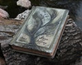 Leather wedding guest book Tree of life leather journal Bridal Shower Anniversary Engagement Vintage look journal product logo