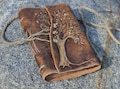 Wedding guest book Tree of Life leather journal weddings bridal shower engagement anniversary product logo