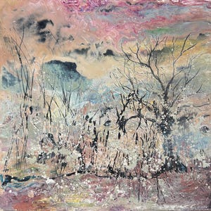 Original Encaustic Painting Textured Wax Art I Handmade Beeswax and Pigments I Nature inspired wall Art