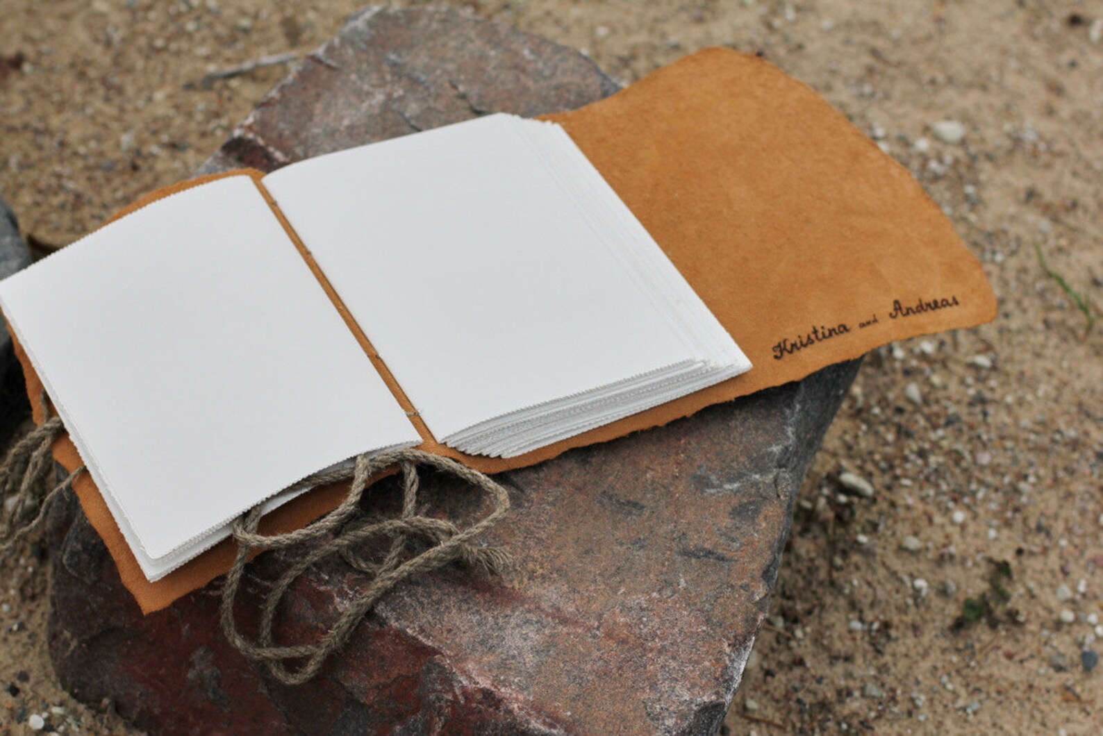 Custom Wedding Guest Book Leather Rustic Wedding Guest Book Etsy