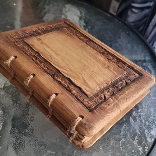 Wooden Journal Etsy