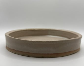 Handmade ceramic tapas side plate