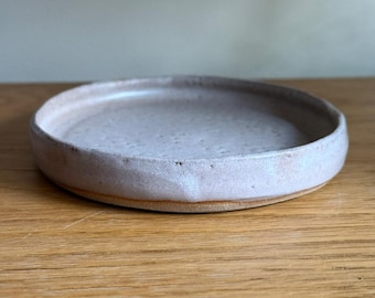 Handmade ceramic tapas side plate
