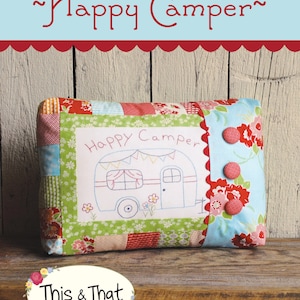 Wzór haftu Happy Camper