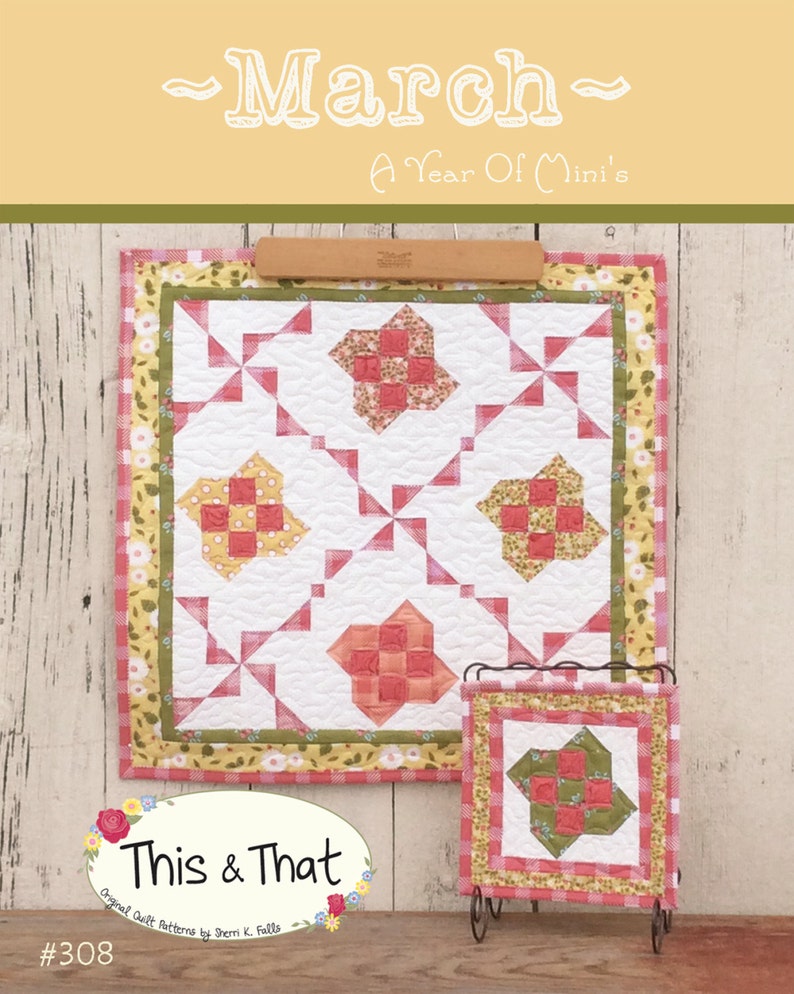 A Year of Mini March Quilt Pattern Etsy