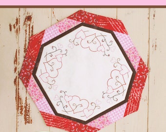 Heart to Heart Embroidery Pattern Download