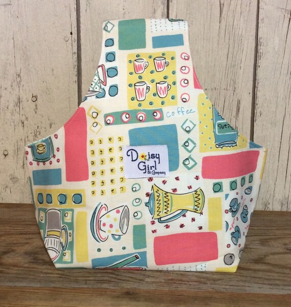 Knitting on the Go Wristlet knitting bag yarn holder Vintage Etsy