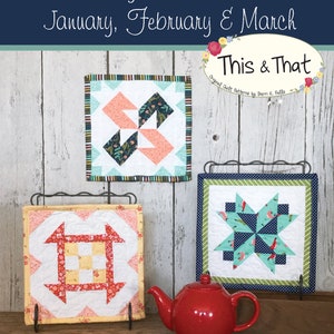 Bitty Barn BlockJanuary-March  Pattern