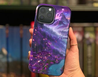 City of Starlight Magnetic Tough Phone Case | Compatible with MagSafe for iPhone 13, 14, 15, Pro Max | Bookish Inspired Reader Gifts for Her