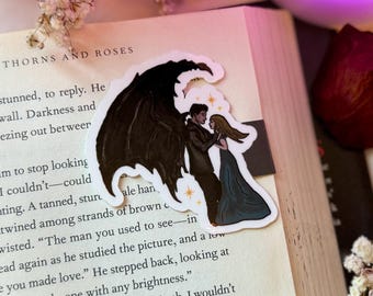 Magnetic Bookmark: Star-Crossed Lovers | Fated Mates Couple Page Holder | Enchanting Fantasy Bookish Inspired Merch for Her Romantasy Reader
