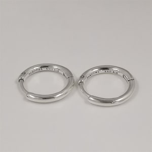 Pandora Moments 18 mm Charm Hoop Earrings