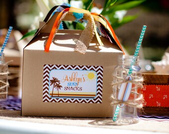 DIY Printable Vintage Surf Party Package - Soon to be seen on Hostess with the Mostess