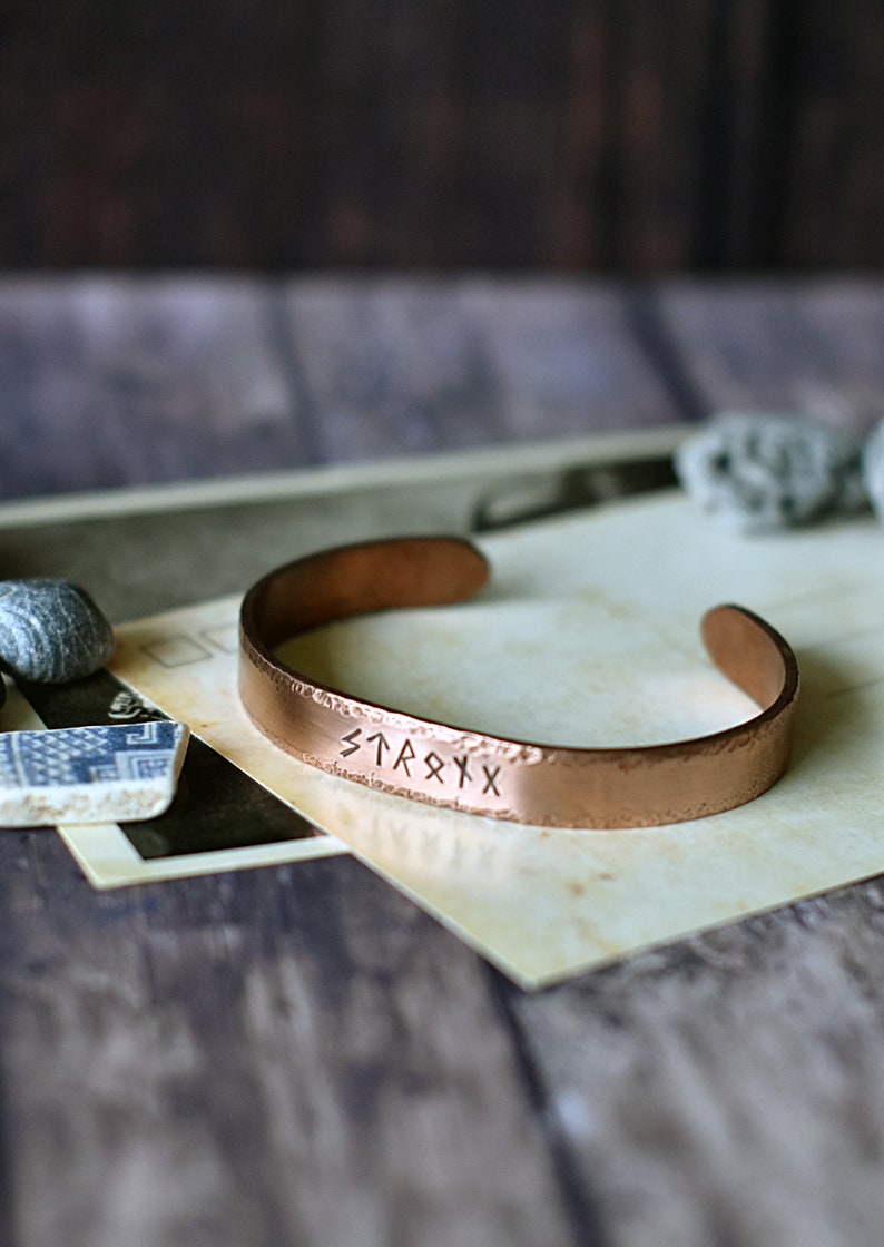Vikings Bracelet Viking Personalised Bracelet Runes Etsy