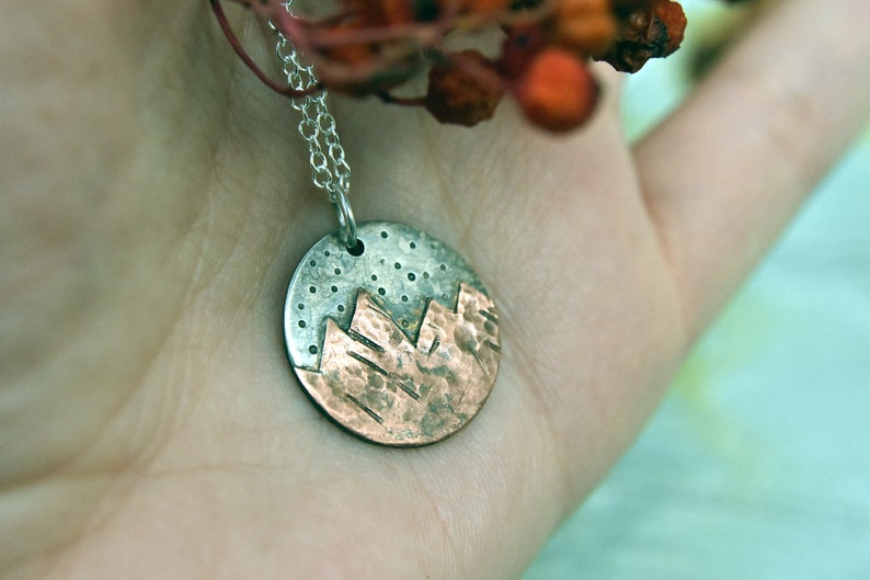 Hiker Necklace Outdoor Gift Camping Gift Hikers Jewelry Etsy