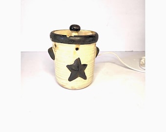 Vintage Primitive American Fragrant Wax Warmer Melt Pot Farmhouse Cottagecore