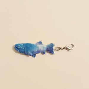 Blue Fish Keychain