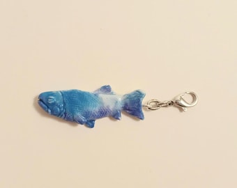 Blue Fish Keychain