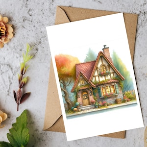 Carte de félicitations personnalisée pour un ami, nouvelle première maison, carte de chance pour de nouvelles aventures, cadeau de pendaison de crémaillère, cadeau de bonne chance, doux souvenirs