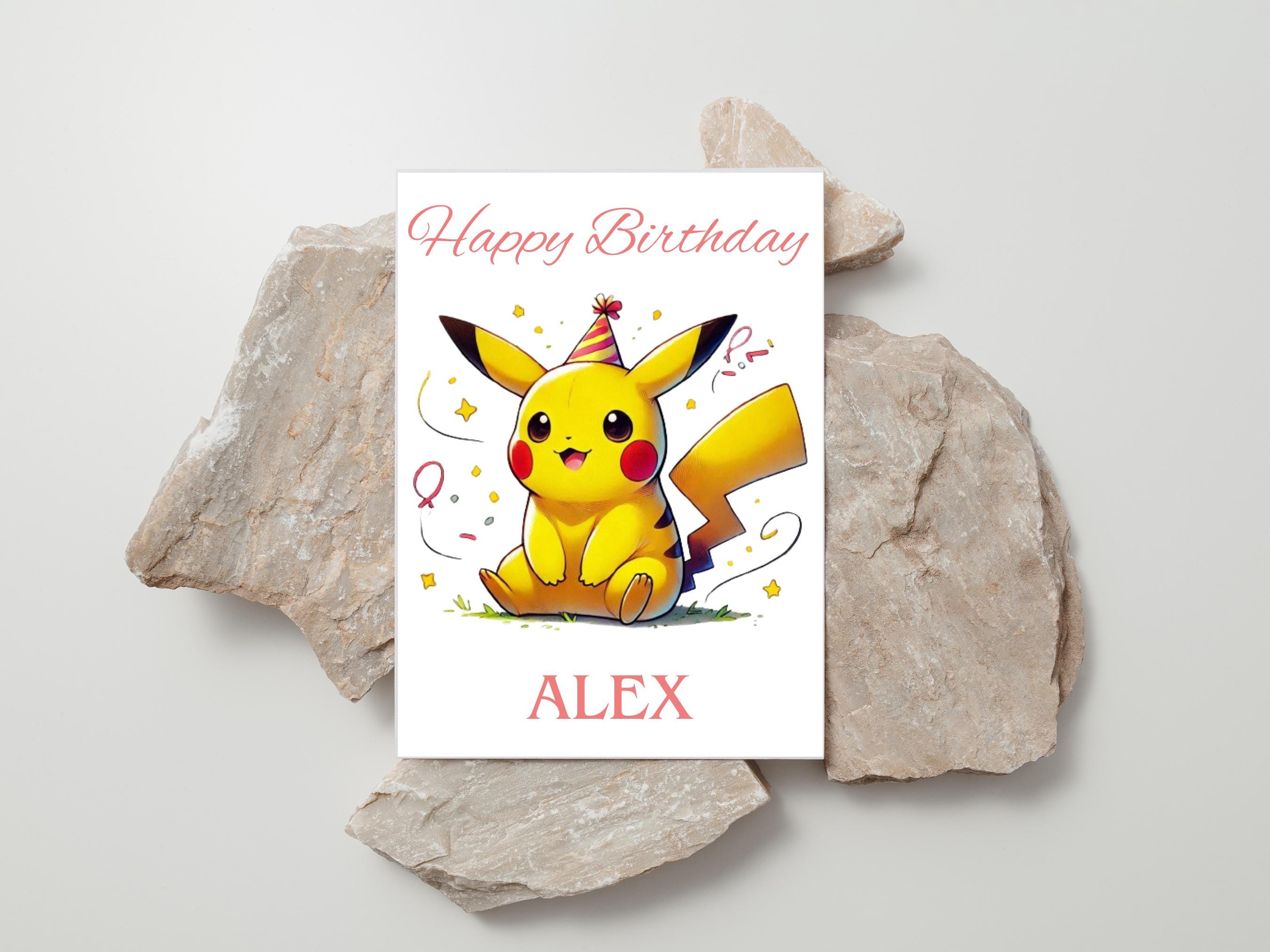 POKEMON Invito Digitale Compleanno Festa Personalizzato | Perle Di Carta