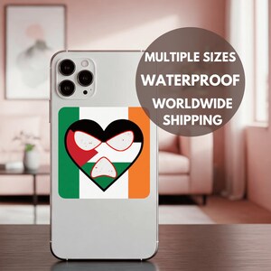 Kneecap Palestine Sticker in Solidarity with Gaza - Waterproof Decal for Car Bumper - Bulk Stickers for Palestinian Activists