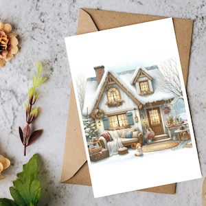 Félicitations pour votre première nouvelle maison, carte personnalisée bonne chance, joyeux nouveaux souvenirs d'aventures, carte de maison personnalisée