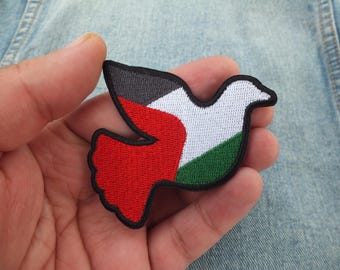 パレスチナのアイロンパッチ - パレスチナ支持活動家やガザ支持者へのさりげない抗議ギフト - パレスチナのケフィエパッチ