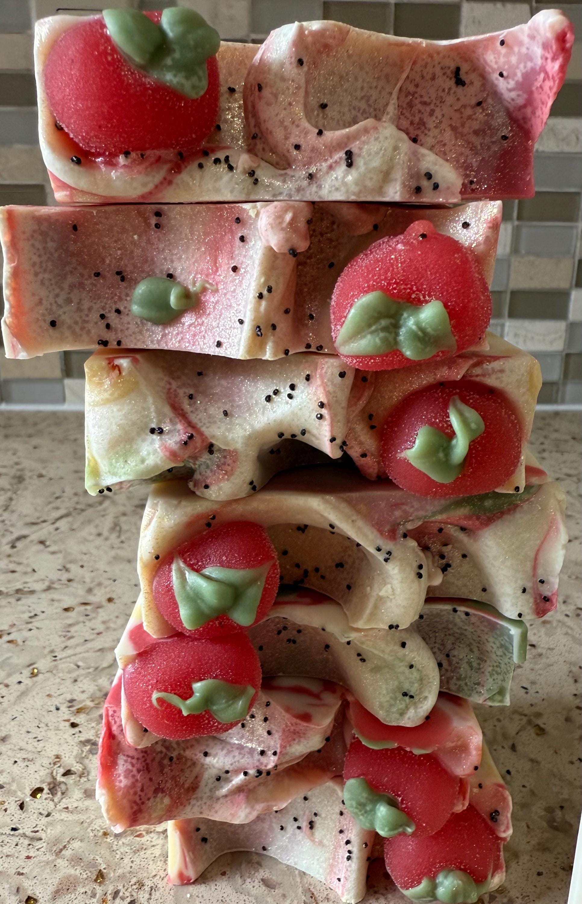 Zesty Apple Natural Soap - Vegan Natural Handcrafted Artisan Soap - Unique Premium Quality Decorative Apple Themed Soap | Artisan Gift Ideas