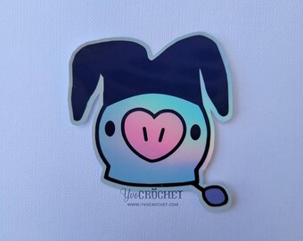 BT21 Mang "Jack in the Box" - Holographic Vinyl Sticker