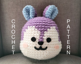 Patrón de ganchillo BT21 Inside Mang
