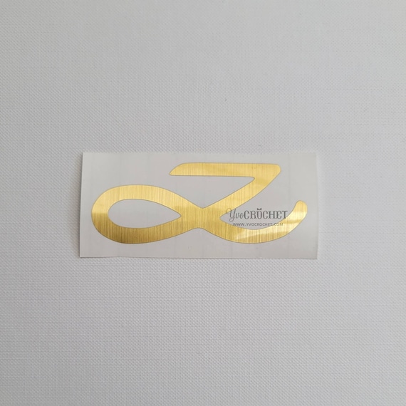 BTS Jungkook "Golden" Metallic Gold Vinyl Decal