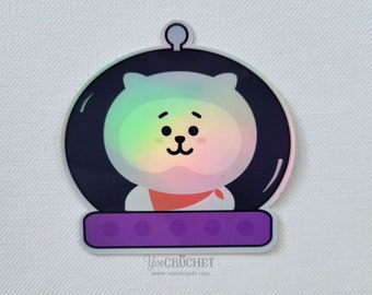 BT21 RJ "The Astronaut" - Holographic Vinyl Sticker