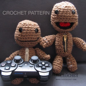 Sackboy Crochet Patterns (Open & Closed Mouth)