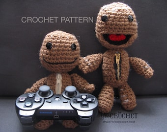 Sackboy Crochet Patterns (Open & Closed Mouth)